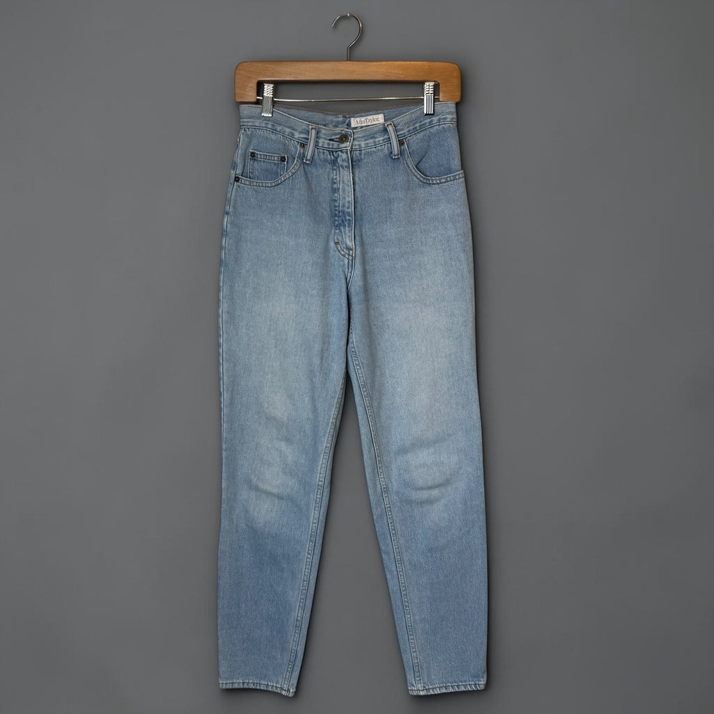 Ann Taylor Vintage High Rise Mom Jeans Tapered Straight Leg 90s Ribcage size 6L